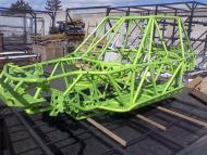 buggy frame after powder coating